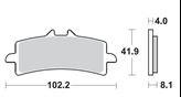 SBS 901 HS SINTERED FRONT BRAKE PADS SET HONDA CBR 1000 RR SP2 2017-2018