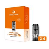 WENAX M V2 Pod Ricambio Geekvape 4 Pezzi - OHM : 0.8 ohm