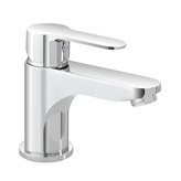 Miscelatore lavabo cromato completo di piletta click clack Zoe