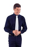 Camicia Classica Blu Per Hotel Barman Manica Lunga Uomo Donna - S