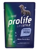 Prolife Cane Lifestyle Mature Pesce Bianco e Riso Busta 100 Gr