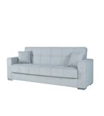 DIVANO LETTO 3P MOD. ATENA GRIGIO CHIARO