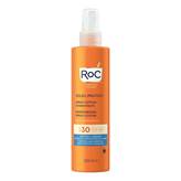 Roc Soleil Protect Lozione Spray Idratante SPF 30 - Spray solare corpo protezione alta - 200 ml