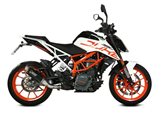 TERMINALE DI SCARICO MIVV GP PRO BLACK PER KTM 390 DUKE 2017/2020, OMOLOGATO