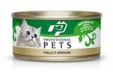 professional pets gatto pollo e verdure 70 gr