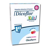 Dicoflor Kids - Integratore per l'equilibrio della flora batterica intestinale - 14 bustine orosolubili