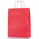 Shopper Carta Colorata Rosso cm26+11x35