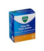 Vicks Flu Tripla Azione os Polvere 10 Bustine