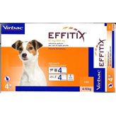 Virbac Effitix Antiparassitario Spot On Cani Piccoli 1,10ml 67mg/600mg 4 Pipette