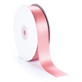 Nastro Doppio Raso Rosa Antico cm1x100m