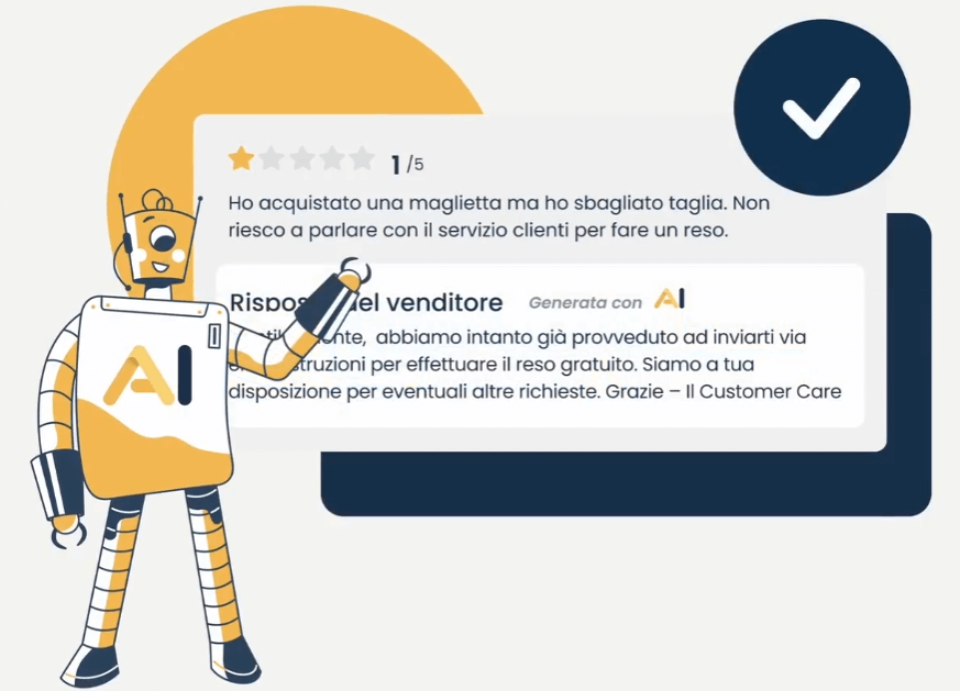 Rispondi alle recensioni con l AI